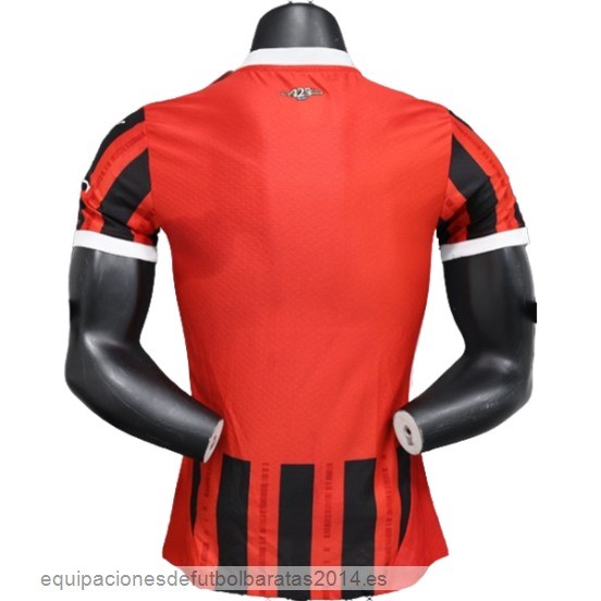Nuevo 1ª Jugadores Camiseta AC Milan 24/25 Rojo Negro Baratas